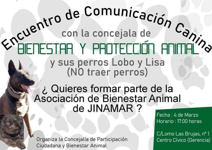Cartel de la actividad (Foto TA)